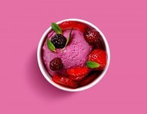 1 Minute Blueberry Ice Cream (Vegan Friendly and Low Glycemic!)